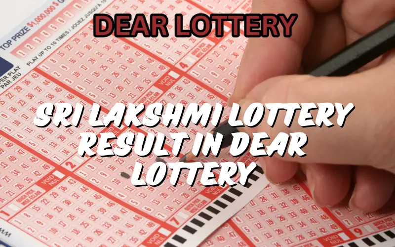 sri lakshmi lottery result