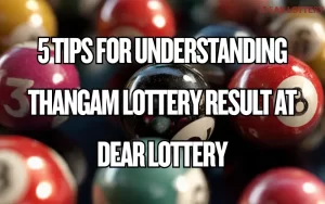 thangam lottery result